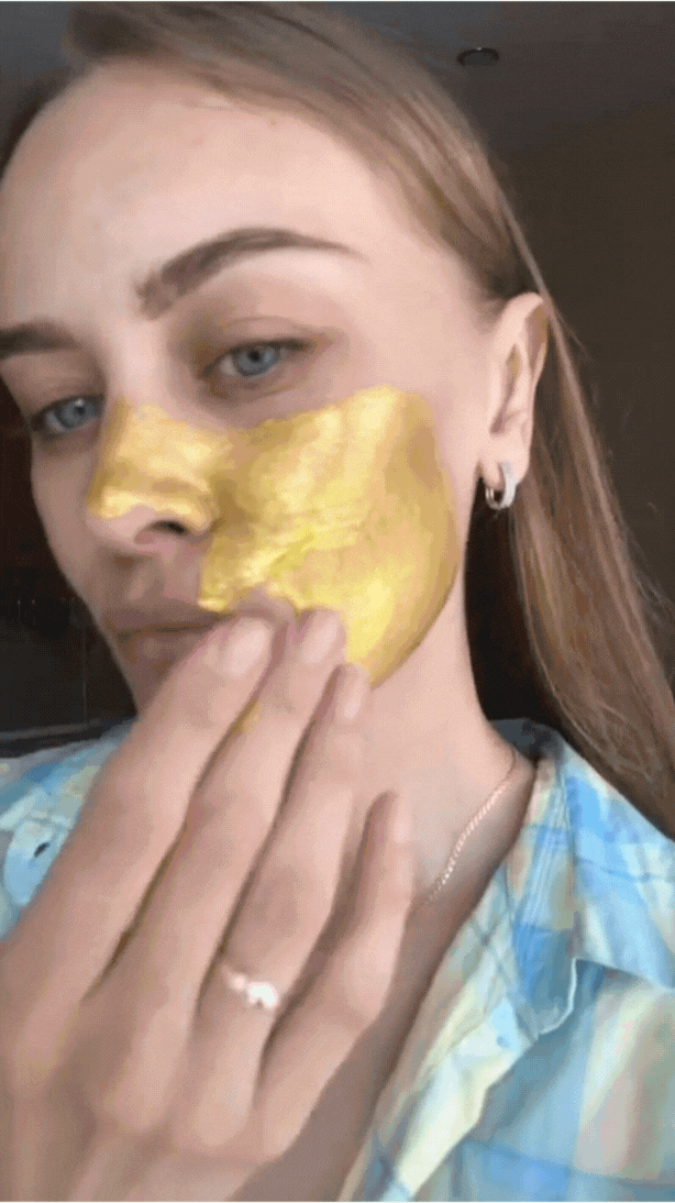 Mascarilla facial Golden